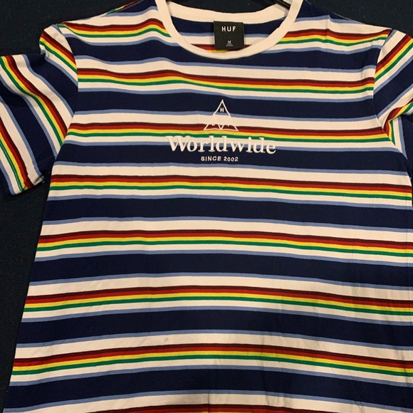 HUF Shirts | Hufirving Striped Tshirt | Poshmark